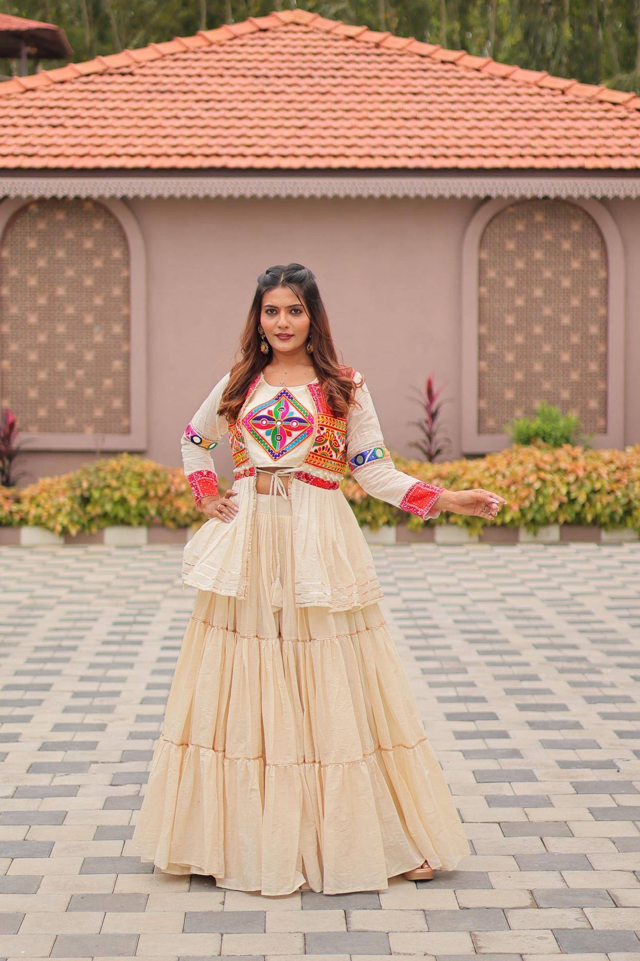 Launching Navratri Special Gamathi Ram 120 Lehenga choli with price